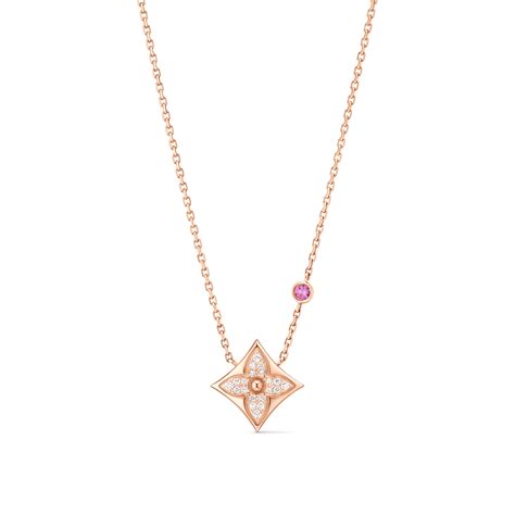 louis vuitton pink diamond and sapphire necklace|Colour Blossom Qixi Limited Edition BB Star Pendant  .